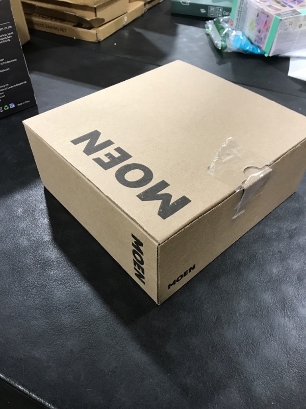 Photo 1 of Moen Brantford Oil Rubbed Bronze Shower Trim Kit, featuring Eco-Performance Wide Rain Shower Head and Traditional Shower Lever Handle, (Posi-Temp Valve Required), T2252EPORB