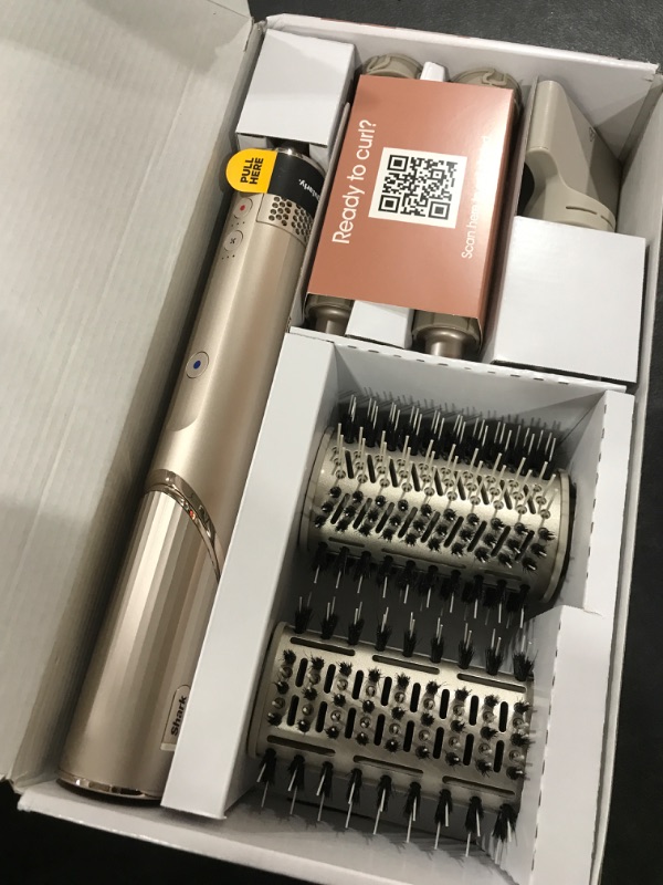 Photo 1 of Shark HD430 FlexStyle Air Styling & Drying System, Powerful Hair Dryer Brush & Multi-Styler with Auto-Wrap Curlers, Paddle Brush, Oval Brush, Concentrator Attachment, Stone