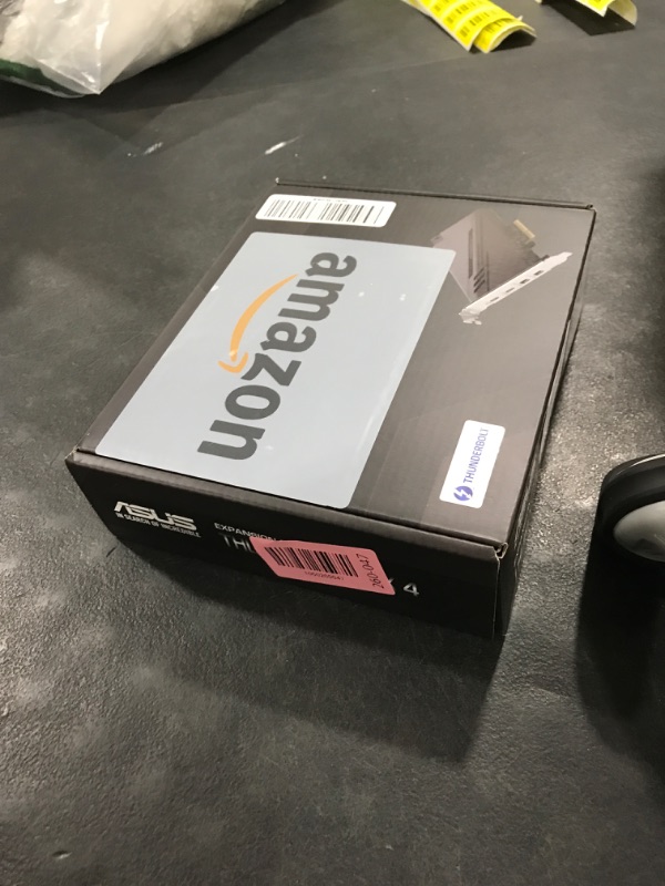 Photo 1 of ASUS ThunderboltEX 4 with Intel® Thunderbolt™ 4 JHL 8540 Controller, 2 USB Type-C Ports, up to 40Gb/s bi-Directional Bandwidth, DisplayPort 1.4 Support, up to 100W Quick Charge, Black