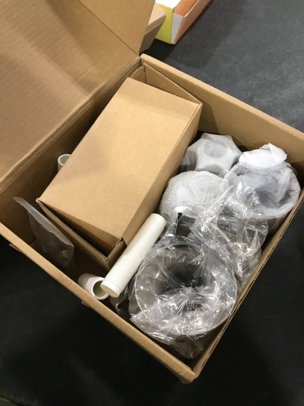 Photo 1 of 39619 Bathtub Shower Handle Remodel/Rebuild Trim Kit, Shower Knob 3 Piece for Price Pfister Verve Faucets, Includes 12H-2H, 12H-2C, 12H-18D Stems and Tubs knob Handle and Flange Base (Brushed Nickel)