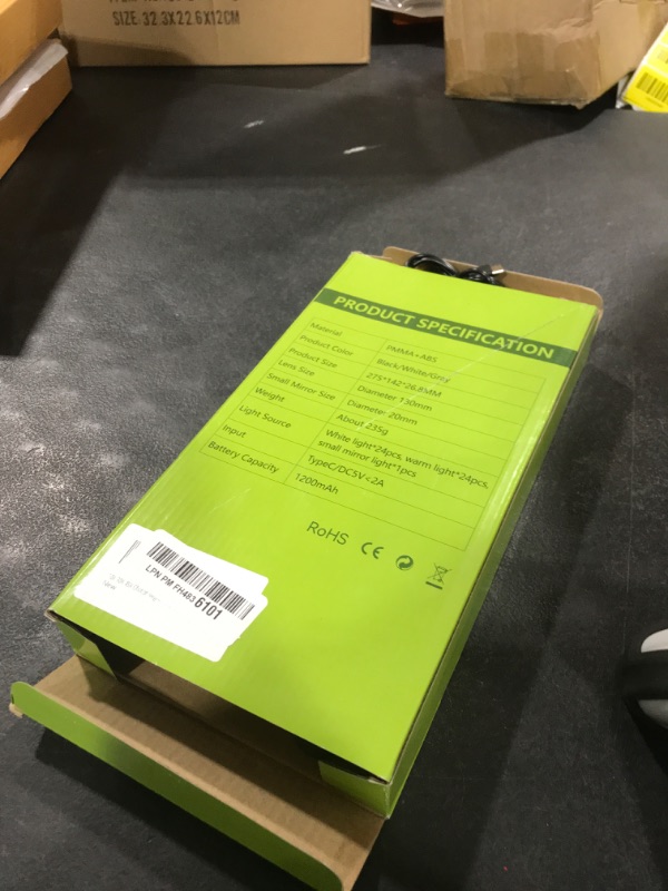 Photo 1 of NUEYiO 5.2 Inch Large Rechargeable Magnifier with Light, 30X 40X 60X Handheld Magnifying Glass with 49 Anti-Flicker LED Light, Third Gear Dimming Strongest Lighted Magnifier for Seniors Reading Coins