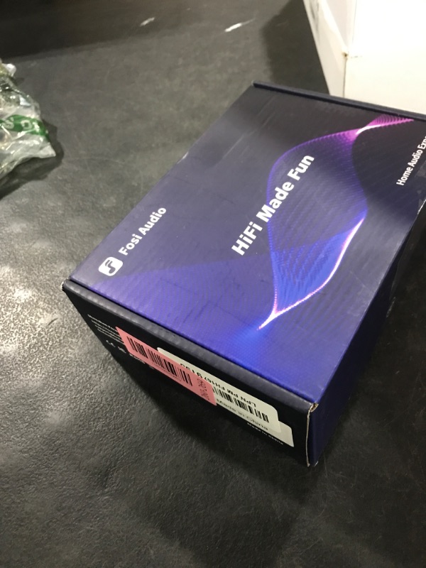 Photo 1 of Fosi Audio Box X1 Phono Preamp for MM Turntable Mini Stereo Audio Hi-Fi Phonograph/Record Player Preamplifier with 3.5MM Headphone and RCA Output with DC 12V Power Supply