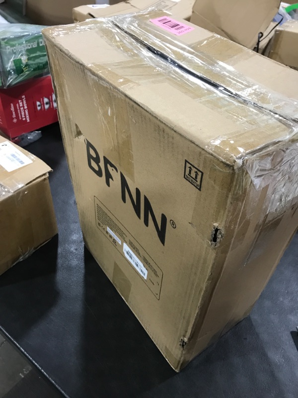 Photo 1 of BFNN Free Standing Foldable Dog Gate, 16.5" High Step-Over Metal Short Pet Gate, Up to 96" Wide Puppy Fence for Stairs and Doorways, Indoor & Outdoor Use, No Drilling and No Assembly, White