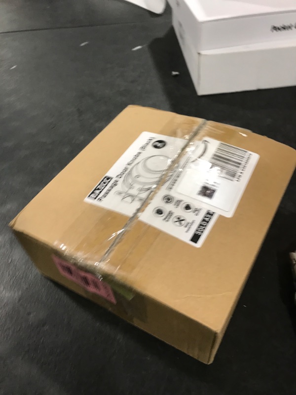 Photo 1 of RAZCC Passage Door Knobs, 2 Pack Matte Black Door Knobs, for Hallway & Closet Non-Locking Interior Round Door Handles Keyless Reversible for Left Right Handed Doors