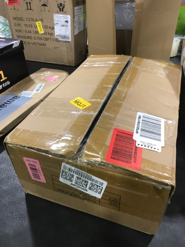 Photo 1 of FOUCSSOMEI Under Bed Storage with Wheels XXL Size, Under Bed Storage Containers, UnderBed Drawers with Metal Frame, for Clothes Shoes Blanket, Patented Design