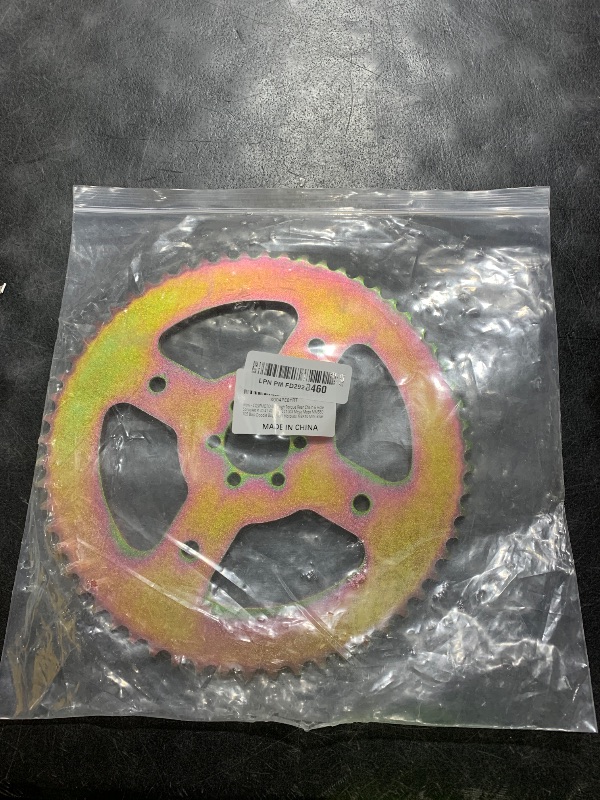 Photo 1 of CQSPMOTO Mini Bike Sprocket 60T 420 Chain 6 Hole High-Speed Torque Rear Sprocket for Coleman CT100U CC100X Mega Moto MMB80 105 Baja Doodle Bug DB30 Motovox MBX10 Mini Bike Sprocket Parts (37mm Bore)