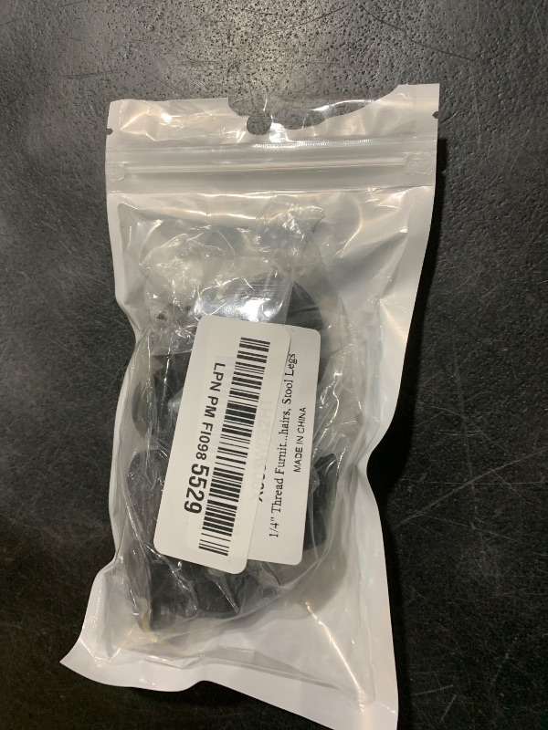 Photo 1 of 1/4" Thread Furniture Feet Levelers, 12 PCS Adjustable Furniture Feet Threaded Screw in, Leveling Feet Screw On Furniture Glide Leveling for Table, Cabinets, Chairs, Stool Legs