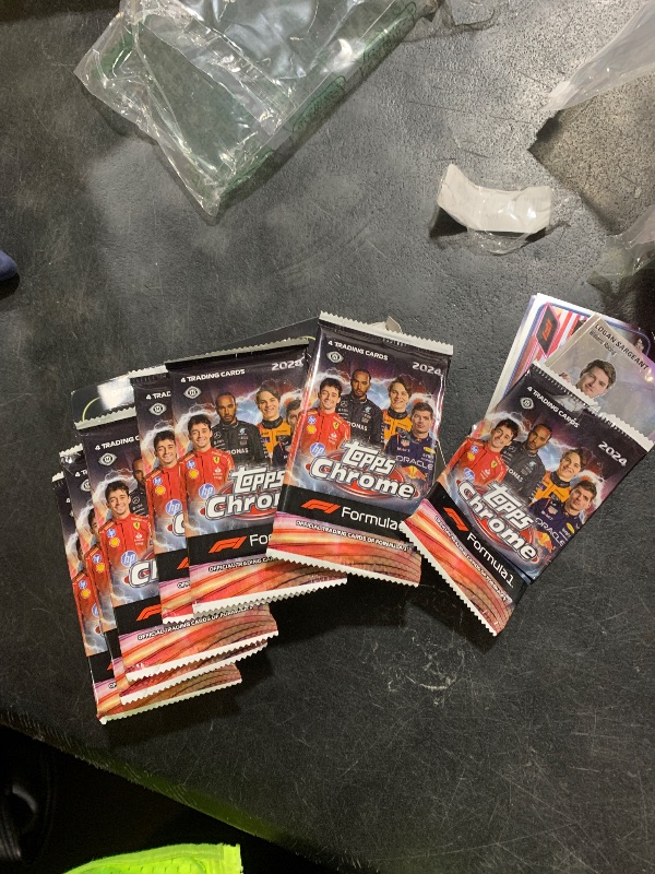 Photo 1 of !!! EVERY PACK IS OPEN!!! Formula 1 Chrome Qualifying Lap by Topps