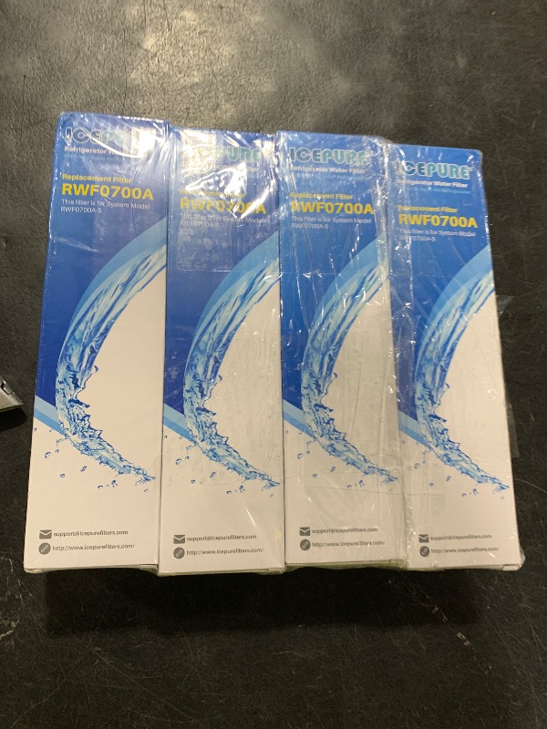 Photo 1 of !!!!ONLY FOUR!!!!!  ICEPURE DA29-00020B Refrigerator Water Filter Replacement for Samsung DA29-00020A/B, HAF-CIN/EXP, DA29-00020B-1, RF25HMEDBSR, RF28HMEDBSR, RS25J500DSR&More Models, (4 PACK)