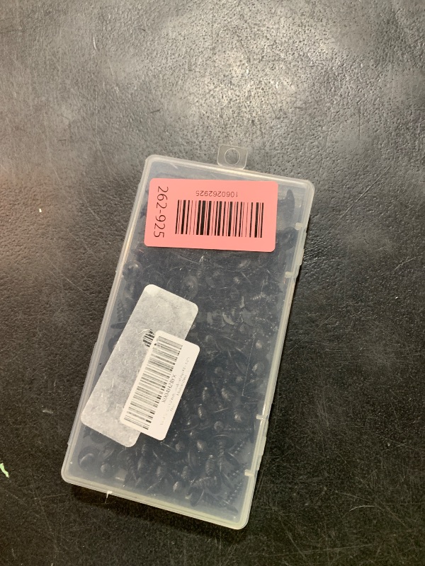 Photo 1 of #8 x 1/2" Wood Screw 100Pcs Alloy Steel Standard Thread Truss Head Fast Self Tapping Black Oxide by SG TZH