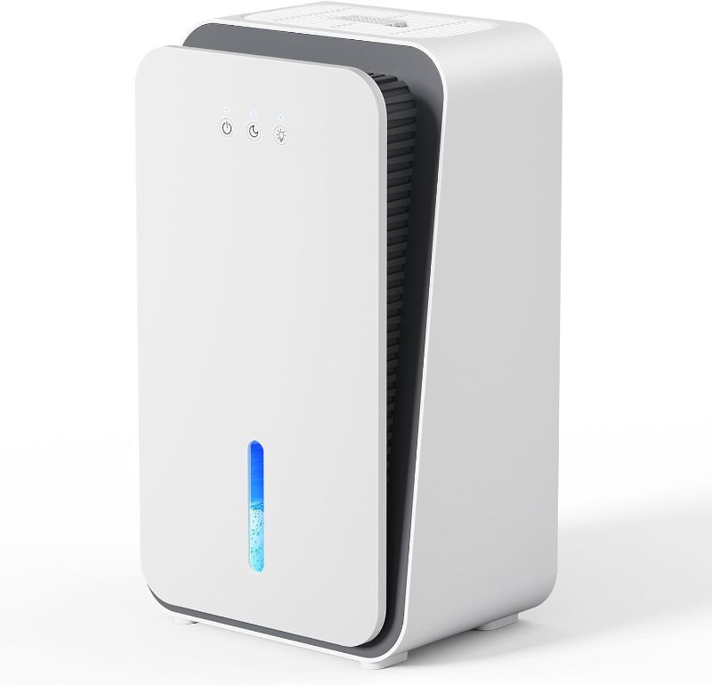 Photo 1 of Dehumidifier for Home,1000 sq.ft Dehumidifier for Basement Bathroom Bedroom with Auto Shut Off, Built-in Aromatherapy Diffuser,7 Colors LED Light, Quiet Dehumidifiers with Sleep Mode(CS08-Ivory)