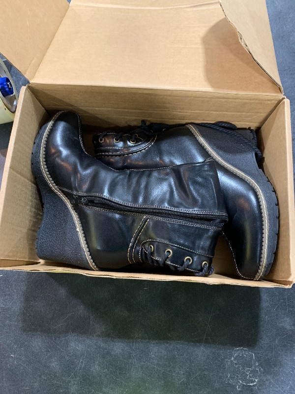 Photo 1 of ANN CREEK 'Camuy' Stitching Back Lace Knee-High Wedge Boots for Women
