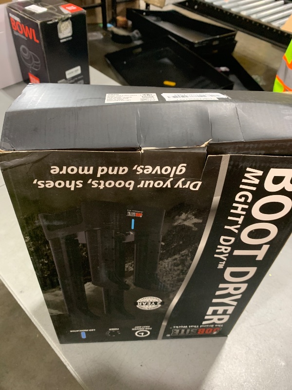 Photo 1 of JobSite Boot Dryer - Mighty Dry with Heat Blower Fan - Fast Glove & Shoe Dryer - Helps Reduce Odor