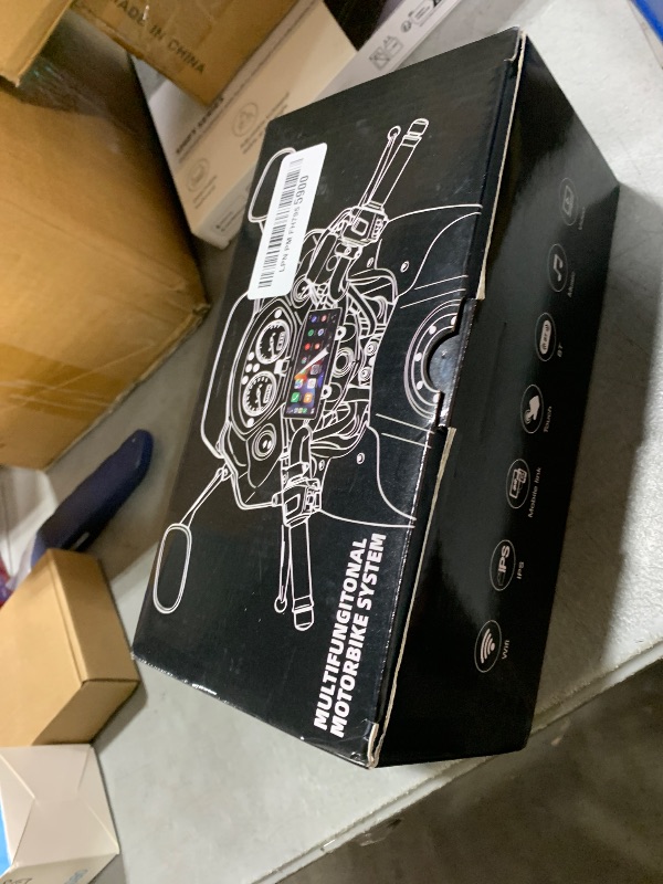 Photo 1 of Motorcycle Front+Rear Dash Cam,6.86 inch IPS 1280x480P Touch Screen,1080P Motorcycle Camera DVR,Wireless Carplay&Android Auto,GPS,IP67 Waterproof,120°Wide,Bluetooth5.0,TF,PhoneLink for Motorbike