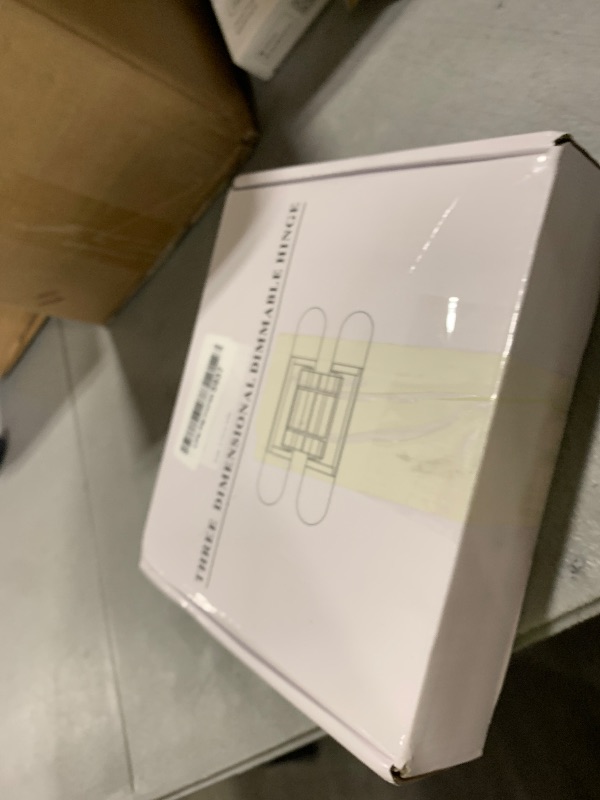 Photo 1 of Lipshome 6" Hidden Door Hinge/Concealed Hinges,Invisible Hinges,Invisible Door Silent 180 Degree Swing Hinge 3-Way Adjustable Butt 6 x 2.5 x 1inch (Pack of 2) (Black)