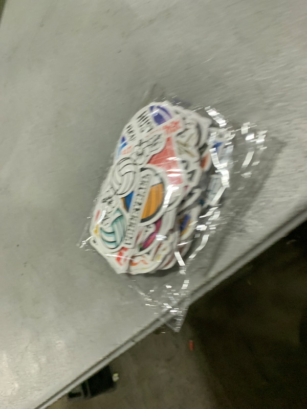 Photo 1 of 100 PCS Cute Volleyball Stickers, Water Bottle Stickers for Kids Teens, Waterproof Vinyl Laptop Kids Stickers for Laptop, Bumper, Skateboard, Guitar