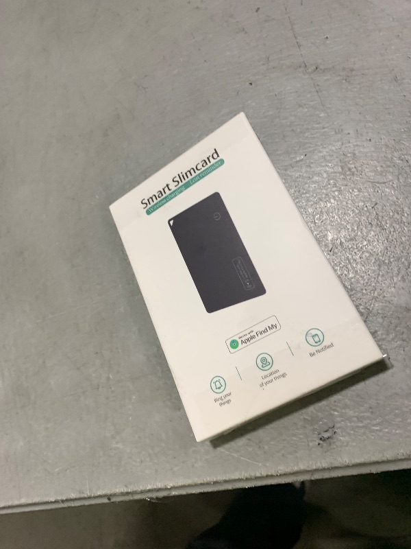 Photo 1 of Ultrbeka Ultra-Thin Wallet Tracker Card 0.094in IP68 Waterproof Bluetooth Tracker for Wallets, Passport, Work with Apple Find My, Wireless Charging, Card Locator [Apple MFi Certified] iOS Only