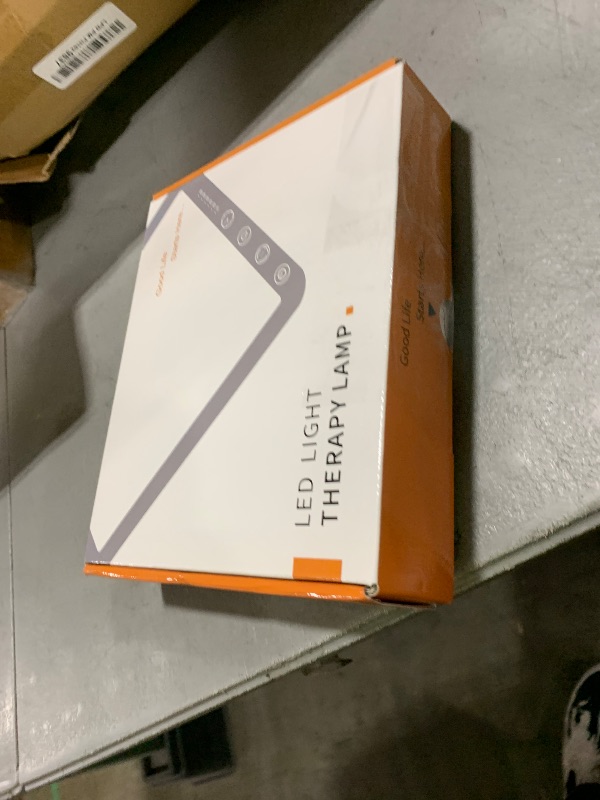 Photo 1 of DIKAKO Light Therapy Lamp, 15000 Lx Sun Lamp,3 Color Temperature, 5 Levels of Adjustable Brightness and Timer Function Light Lamp, Touch Control, Rotatable Stand, Memory Function, Home/Office Use