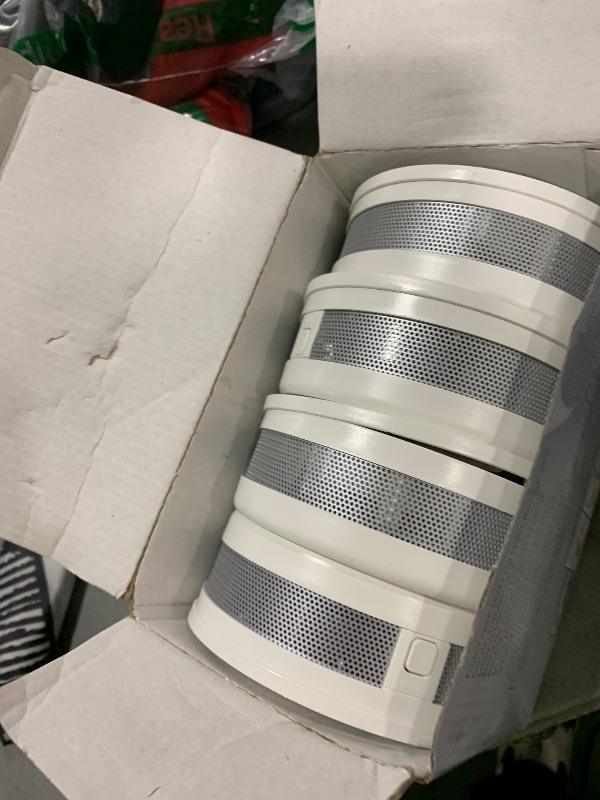 Photo 1 of Kesymo 4Pack Upgraded Interlinked Smoke Carbon Monoxide Detector, Battery Powered&Wireless Interconnected Smoke and CO Alarm, Transmission Range of Over 820 ft (Includes Battery)