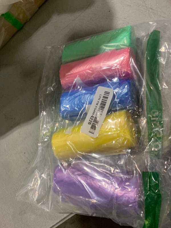 Photo 1 of 1.2 Gallon Small Trash Bags, 5L Mini Garbage Bags with Handles, Colourful Bathroom Bin Liners for Bedroom, Office Desk & Wastebasket, 90 Count