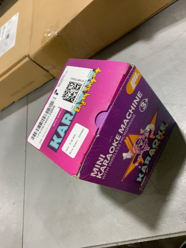 Photo 1 of YLL Karaoke Machine for Kids, Portable Mini Speaker with 2 Wireless Microphones, 2026 TOP Kids Gifts for Girls Ages 3, 4, 5, 6, 7, 8, 9, 10, 12 +Years Old, 4-12th Birthday Present Toy Party (Purple)