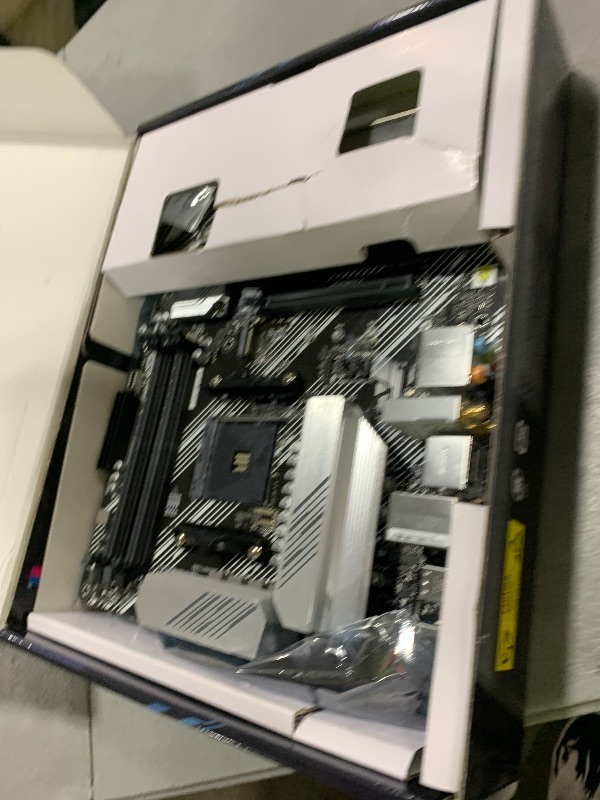 Photo 1 of ASUS Prime B550-PLUS AC-HES AMD AM4 (3rd Gen Ryzen) ATX Motherboard (Dual M.2, PCIe4.0, WIFI5, 1Gb Ethernet, SATA 6 Gbps, USB 3.2 Gen 2 Type-C, Front USB 3.2 Gen 1 Type-C and CEC Tier II Ready)