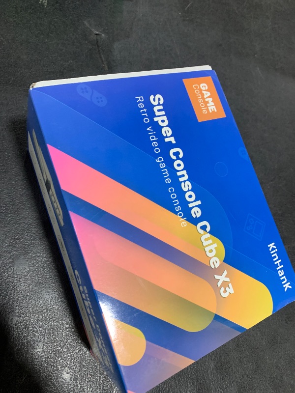 Photo 1 of Kinhank Super Console Cube X3 Retro Game Consoles Built-in 65000+ Games, Android 9.0/Emuelec 4.6/CoreE System, S905X3 Chip, 8K UHD Output,2.4G/5G, Emulator Console Compatible with Most Emulators