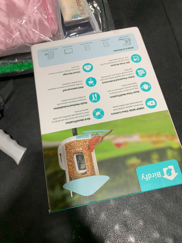 Photo 1 of NETVUE by Birdfy Smart Bird Feeder with 2K HD AI Camera Solar Powered, Wireless Wildbird Watching, Live Stream&Color Night Vision, Auto-Capture & Notify, Free Cloud Storage(AI by Subscription)