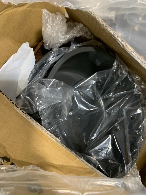 Photo 1 of **DAMAGE, SEE NOTES** CAROTE 15Pcs Ceramic Cookware Set, Pots and Pans Set Non stick, Kitchen Cooking Set with Detachable Handle, Non Toxic Induction Cookware, Dishwasher/Oven Safe, PFAS Free, Black&Gold