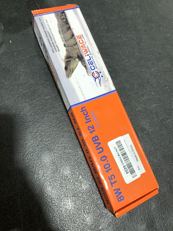 Photo 1 of Celiwace T5 10.0 UVB Reptile Light Bulb 8W 12 Inch, Desert Reptile UVB Bulb 8 Watt for Lizards, Bearded Dragons, Chameleons, Turtles, Tortoises 3 Pack