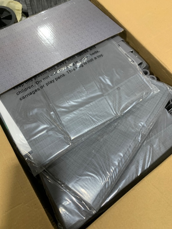 Photo 1 of 12 Cube Closet Organizers And Storage | Includes All Storage Cube Bins | Easy To Assemble Closet Storage Unit With Drawers | Room Organizer For Clothes, Baby Closet Bedroom, Playroom, Dorm (Dark Grey)