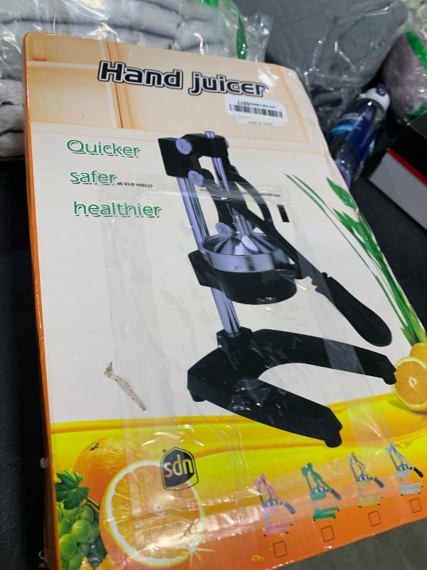 Photo 1 of YDXHXH Manual Cast Iron Juicer with Stainless Steel Cone -Heavy-Duty Lemon Squeezer for Maximum Juice Yield & Effortless Cleaning Dishwasher Safe Ideal for Home Kitchens, Restaurants & Lemonade Stands