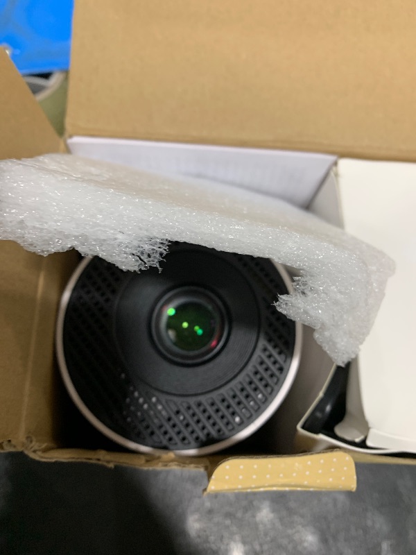 Photo 1 of Mini Projector with WiFi and Bluetooth Built-in Apps Smart Projector Support 4K 1080P FHD 180° Adjustable Auto Keystone Compatibile with HDMI/TV Stick/Memory Stick/Laptop, White