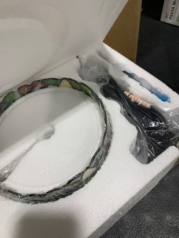 Photo 1 of Tiffany Lamp Touch Control Table Lamp Butterfly Flower Stained Glass Desk Lamp 8X8X14.5 Inches Reading Light