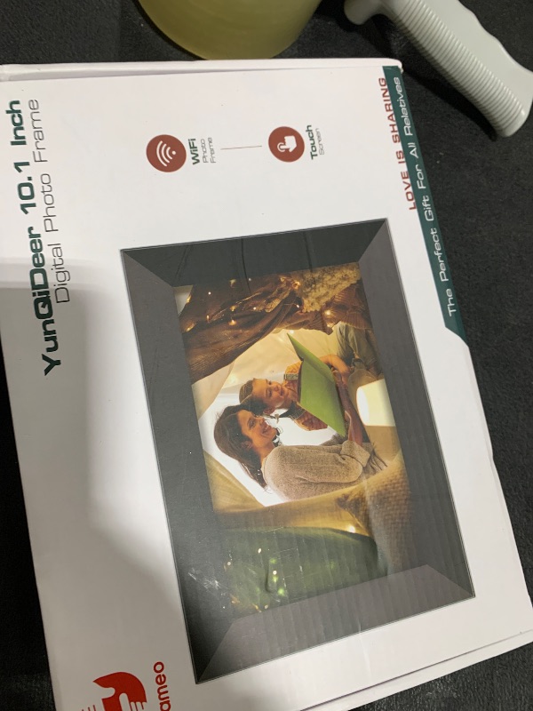 Photo 1 of Frameo 10.1 Inch WiFi Digital Picture Frame with 32GB Storage,1280 * 800P IPS HD Touch Screen,Send Photos/Videos from Your Phone Anywhere, Photo Gifts for Parents and Grandparents