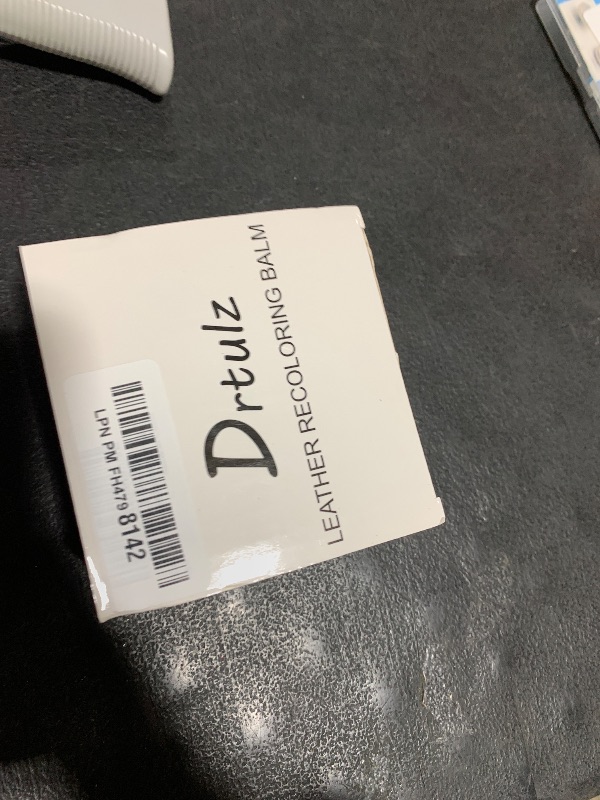 Photo 1 of Dark Brown Leather Recoloring Balm, Leather Repair Kit for Furniture, Leather Scratch Remover, Leather Color Restorer for Couch, Car Seats, Shoes - Repair Leather Dye for Scratched and Faded Leather