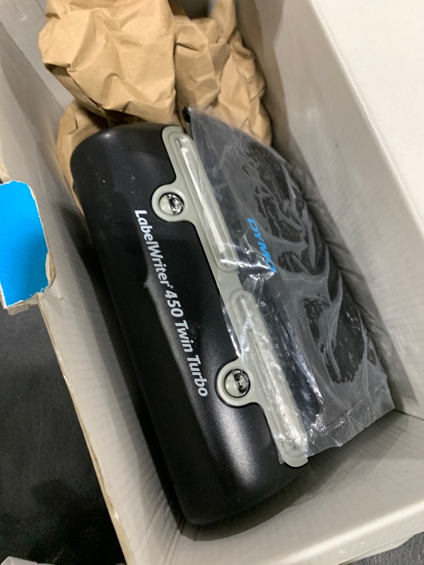 Photo 1 of DYMO Label Printer | Label Writer 450 Twin Turbo Direct Thermal Printer Fast Printing Great for Labeling Filing Shipping Mailing Barcodes and More Home & Office Organization