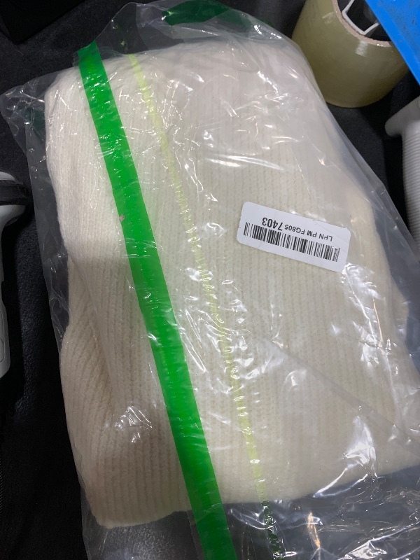 Photo 1 of Amazon Essentials Men's Long-Sleeve Soft Touch Crewneck Sweater, Ivory, Medium