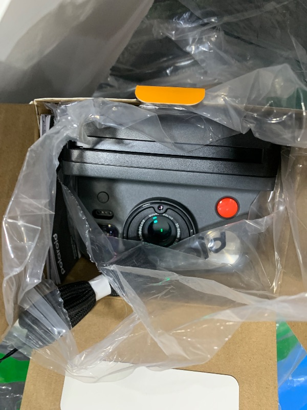 Photo 1 of Polaroid Now 3rd Generation I-Type Instant Camera + Film Bundle - Now Black Camera + 16 Color Photos (6560)