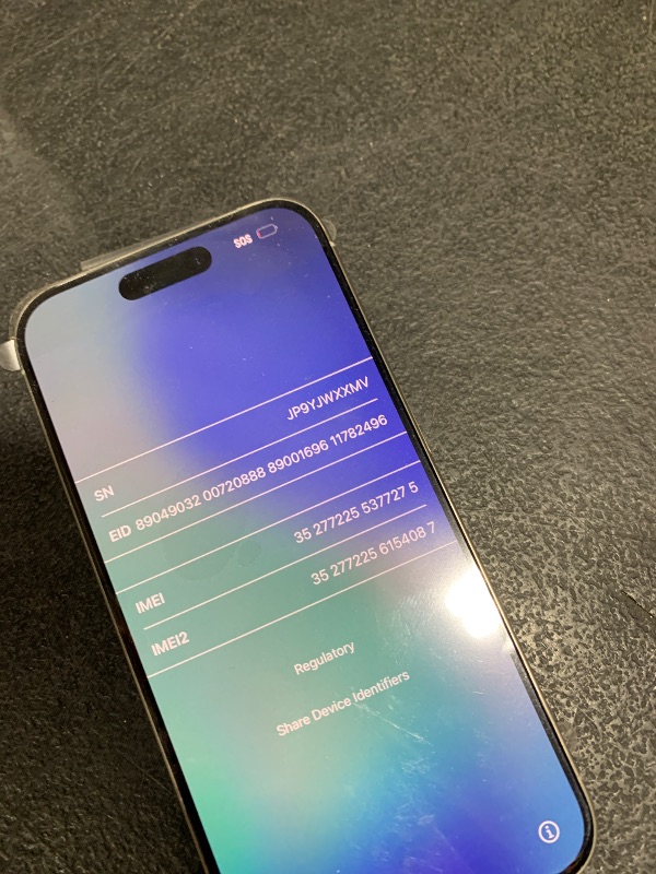 Photo 1 of Apple iPhone 15 Pro, 512GB, White Titanium - Unlocked (Renewed)