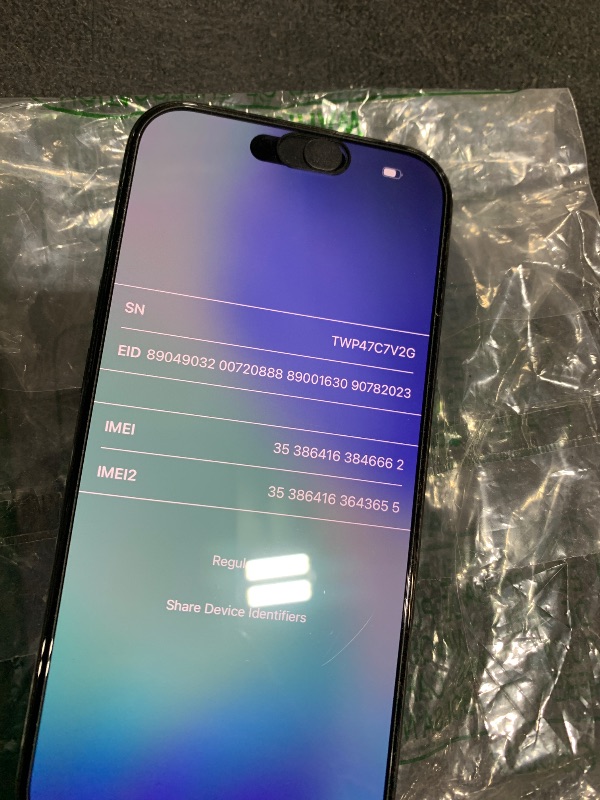 Photo 1 of Apple iPhone 15 Pro, 256GB, Blue Titanium - Unlocked (Renewed)