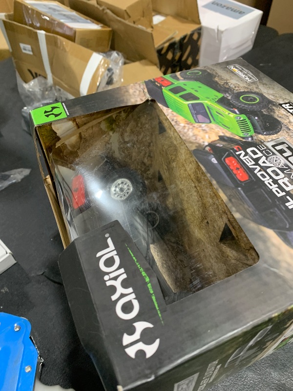 Photo 1 of Axial RC Truck SCX24 Jeep Gladiator 4 Wheel Drive Rock Crawler Brushed RTR (Nothing Needed to Complete Ready-to-Run), Black, AXI00005V2T5, Remote Control Car, RC Car, RC Crawler