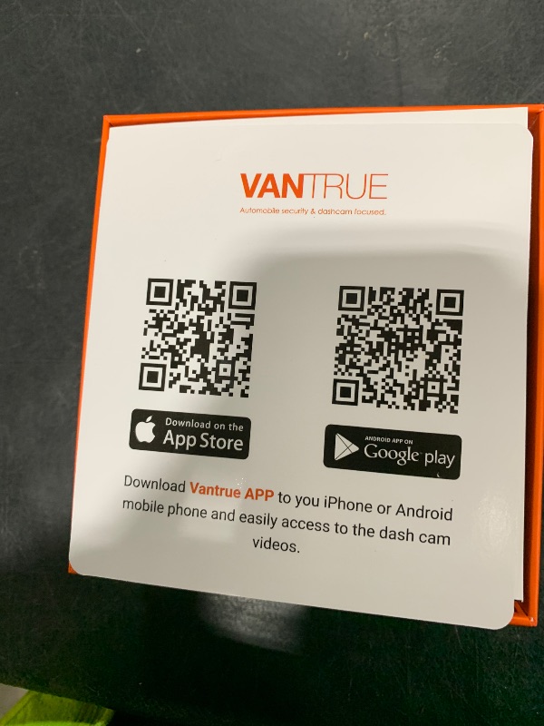 Photo 1 of Vantrue E1 Pro 4K Mini Dash Cam Front, STARVIS 2 PlatePix HDR Night Vision Car Camera, Built-in 5G WiFi GPS, 1.54'' IPS Screen, Voice Control, 24/7 Buffered Parking Mode, Support 1TB Max