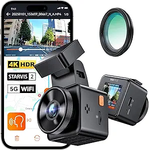 Photo 1 of Vantrue E1 Pro 4K Mini Dash Cam Front, STARVIS 2 PlatePix HDR Night Vision Car Camera, Built-in 5G WiFi GPS, 1.54'' IPS Screen, Voice Control, 24/7 Buffered Parking Mode, Support 1TB Max
