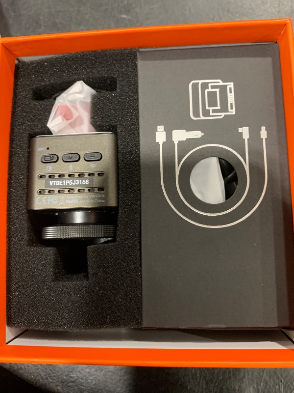 Photo 1 of Vantrue E1 Pro 4K Mini Dash Cam Front, STARVIS 2 PlatePix HDR Night Vision Car Camera, Built-in 5G WiFi GPS, 1.54'' IPS Screen, Voice Control, 24/7 Buffered Parking Mode, Support 1TB Max