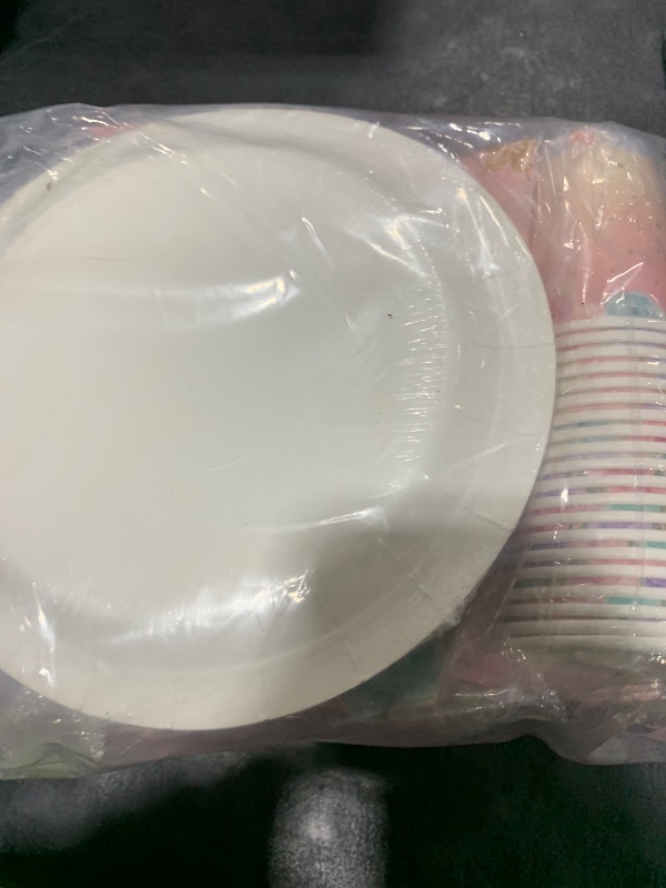 Photo 1 of Princess Birthday Party Supplies, Includes Banner, Plates, Tulle, Napkins, Cake Toppers, Crowns, Wands, Balloons, Tablecloths, for Girls Princess's Themed Baby Shower Decorations, Serve 20 (Style A)