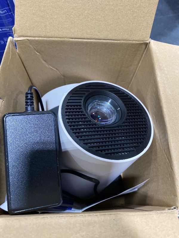 Photo 1 of [Electric Focus]Mini Portable Projector with 4K Support, Bluetooth 5.4 WIFI6, 5watt Sound Base Speaker, 260 ANSI, Android 11, 210° Rotation , Auto Keystone Correction Video Projector HY300 PLUS