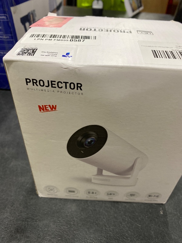 Photo 1 of [Electric Focus]Mini Portable Projector with 4K Support, Bluetooth 5.4 WIFI6, 5watt Sound Base Speaker, 260 ANSI, Android 11, 210° Rotation , Auto Keystone Correction Video Projector HY300 PLUS
