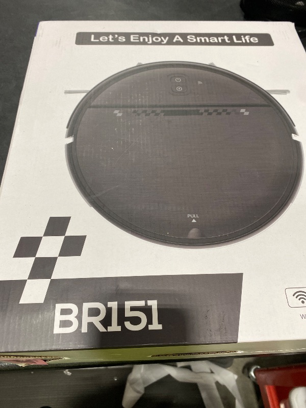 Photo 1 of Robot Vacuum and Mop Combo, 2-in-1 Mopping Robot Vacuum Cleaner with 2300Pa Suction, 2.87'' Slim Design, Wi-Fi/App/Voice Control, 3D Obstacle Avoidance&Self-Charging for Hard Floors, Carpets, Pet Hair