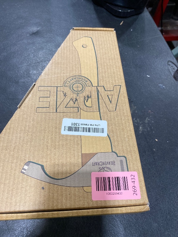 Photo 1 of BeaverCraft Forged Adze Axe Wood Carving - Curved Woodworking Adze AX2 with Wooden Handle for Bowl Gutter - Spoon Carving Tool - Whittling Tools, Hatchet